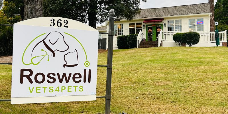 roswell vets 4 pets outside